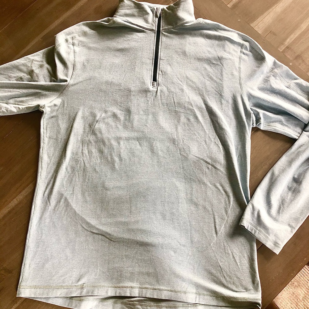 Lululemon Men’s Light Blue Quarter Zip Pullover XL